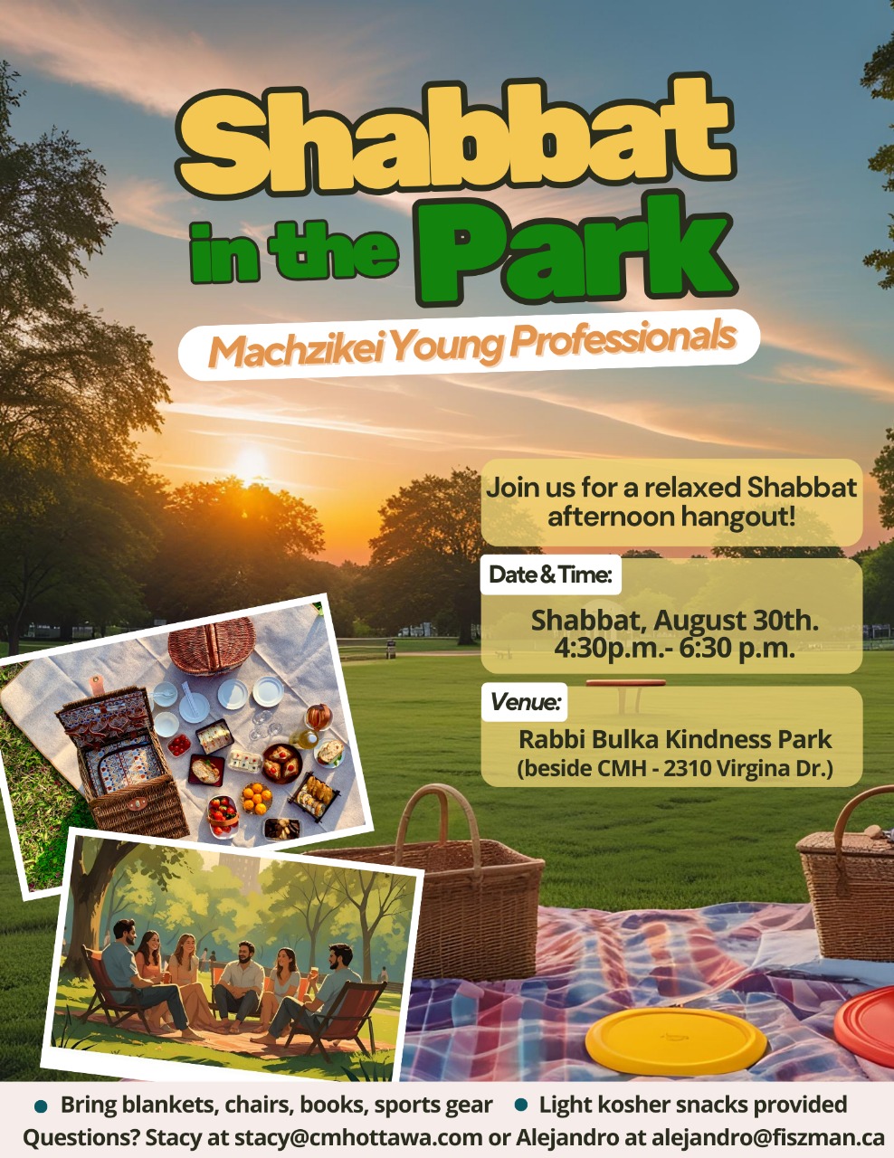 Machzikei Young Professionals Shabbat in the Park
