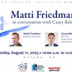 Matti Friedman in Conversation With Casey Babb at the NAC
