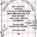 Shabbat Dinner - The Soul Sisters (Girls Grades 6-9)