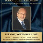 Dedication of the Rabbi Bulka Sanctuary