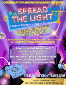 Spread the Light: A Joyous Chanukah Chesed Celebration
