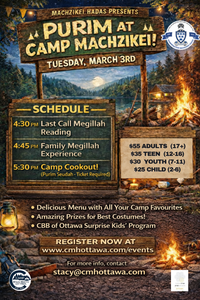 Purim at Camp Machzikie