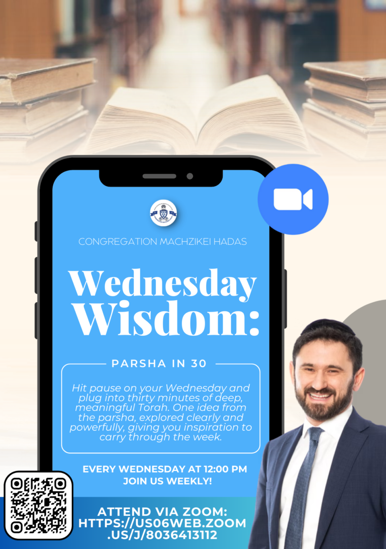 Wednesday Wisdom Parsha in 30 (1)