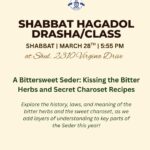 Shabbat Hagadol Drasha/Class