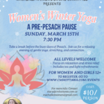 Women's Winter Yoga: A Pre-Pesach Pause