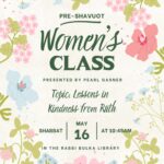Pre-Shavuot Women's Class by Pearl Gasner