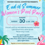 Machzikei End of Summer Women's Pool Party