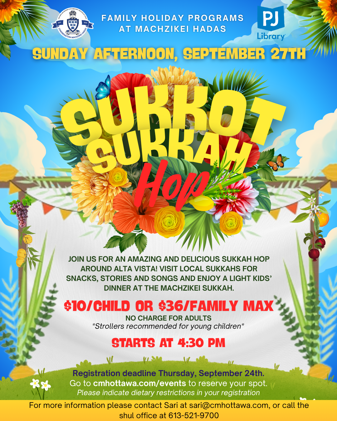 Sukkot Sukkah Hop