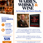 Warren, Wine & Whisky - An Evening with Warren Kinsella