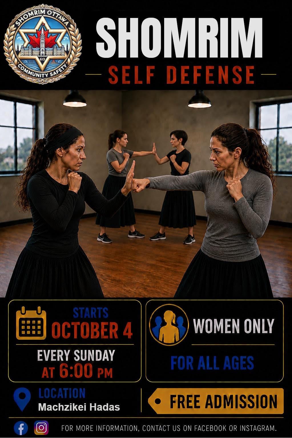 Shomrim Self Defence (Women's Only)