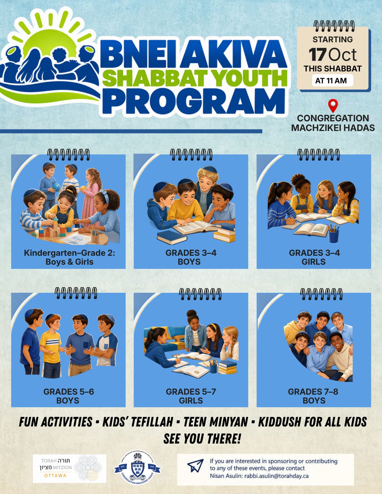 Bnei Akiva Shabbat Youth Program  ​​